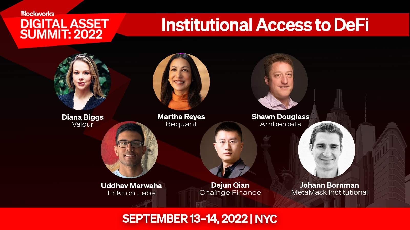 Amberdata at the Digital Asset Summit 2022